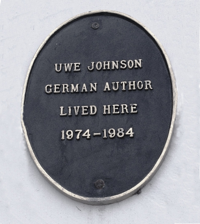 Gedenkplakette in Sheerness on Sea, wo Johnson 1984 starb